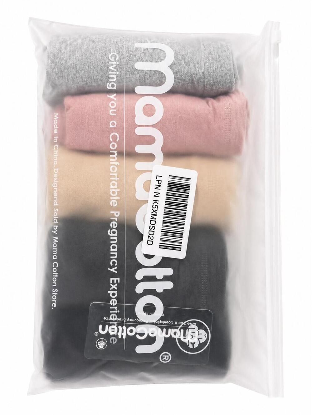 2/$80 Mama Cotton Maternity Underwear 4-Pack High Waist Pregnancy Panties 3XL